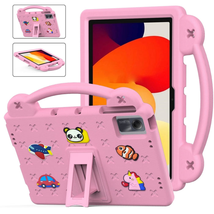 Manejar la caja a prueba de golpes de la tableta de EVA de los niños de Kickstand, For Xiaomi Pad 7 / 7 Pro 2024, For Xiaomi Redmi Pad SE 11 2023, For Xiaomi Redmi Pad SE 4G 8.7