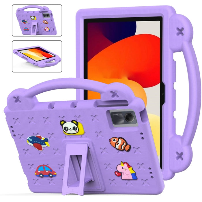 Manejar la caja a prueba de golpes de la tableta de EVA de los niños de Kickstand, For Xiaomi Pad 7 / 7 Pro 2024, For Xiaomi Redmi Pad SE 11 2023, For Xiaomi Redmi Pad SE 4G 8.7