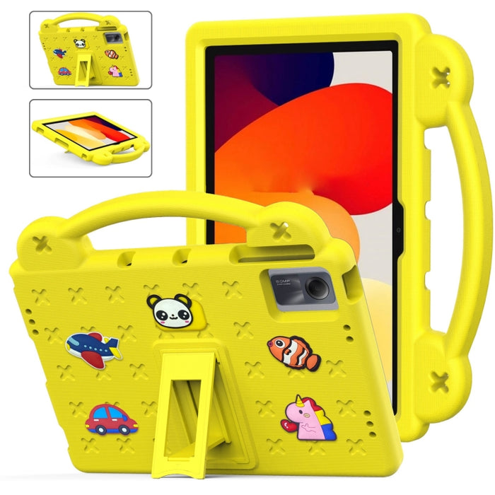 Manejar la caja a prueba de golpes de la tableta de EVA de los niños de Kickstand, For Xiaomi Pad 7 / 7 Pro 2024, For Xiaomi Redmi Pad SE 11 2023, For Xiaomi Redmi Pad SE 4G 8.7
