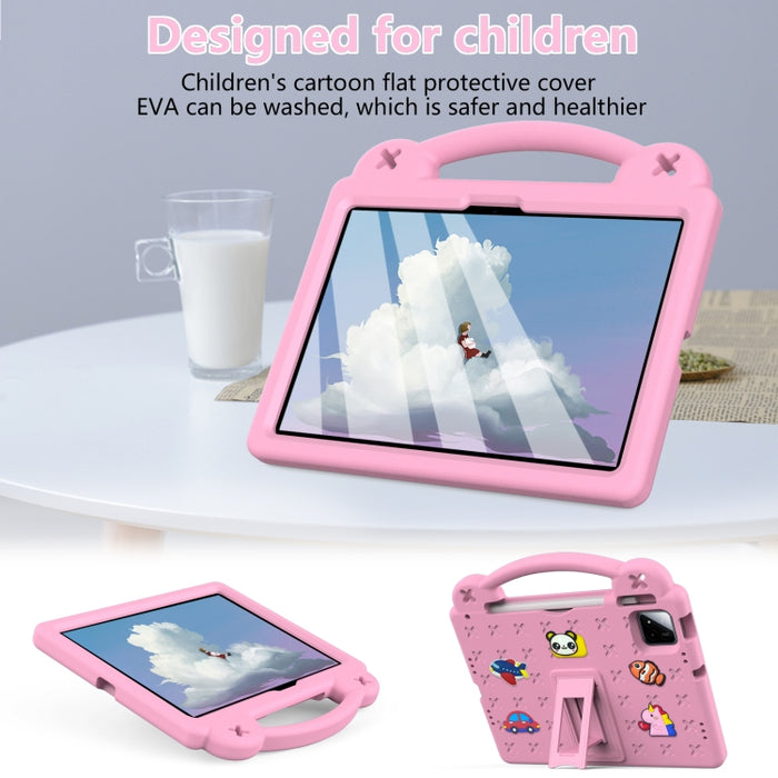 Manejar la caja a prueba de golpes de la tableta de EVA de los niños de Kickstand, For Xiaomi Pad 7 / 7 Pro 2024, For Xiaomi Redmi Pad SE 11 2023, For Xiaomi Redmi Pad SE 4G 8.7