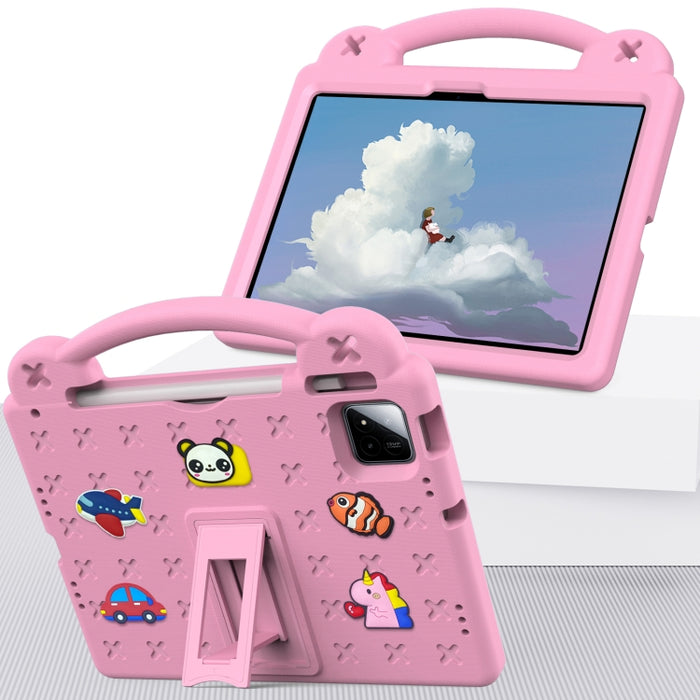 Manejar la caja a prueba de golpes de la tableta de EVA de los niños de Kickstand, For Xiaomi Pad 7 / 7 Pro 2024, For Xiaomi Redmi Pad SE 11 2023, For Xiaomi Redmi Pad SE 4G 8.7