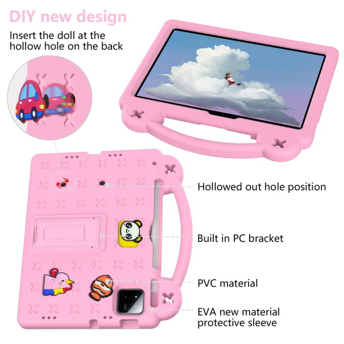 Manejar la caja a prueba de golpes de la tableta de EVA de los niños de Kickstand, For Xiaomi Pad 7 / 7 Pro 2024, For Xiaomi Redmi Pad SE 11 2023, For Xiaomi Redmi Pad SE 4G 8.7
