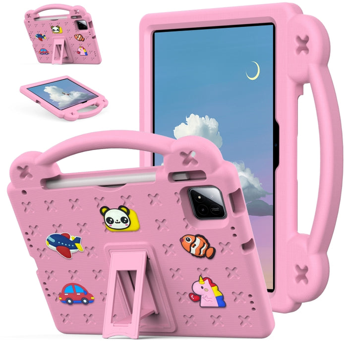Manejar la caja a prueba de golpes de la tableta de EVA de los niños de Kickstand, For Xiaomi Pad 7 / 7 Pro 2024, For Xiaomi Redmi Pad SE 11 2023, For Xiaomi Redmi Pad SE 4G 8.7