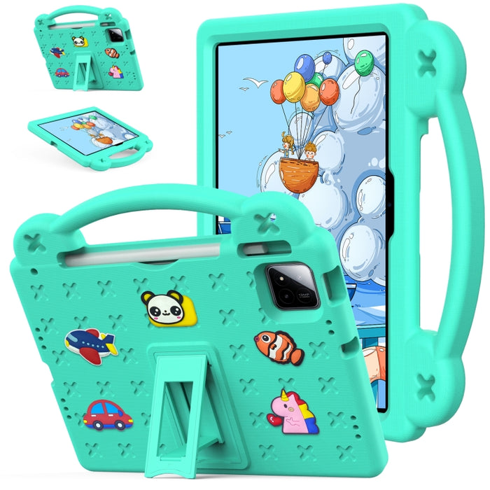 Manejar la caja a prueba de golpes de la tableta de EVA de los niños de Kickstand, For Xiaomi Pad 7 / 7 Pro 2024, For Xiaomi Redmi Pad SE 11 2023, For Xiaomi Redmi Pad SE 4G 8.7