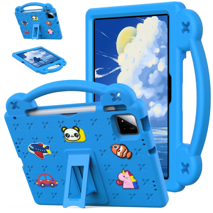 Manejar la caja a prueba de golpes de la tableta de EVA de los niños de Kickstand, For Xiaomi Pad 7 / 7 Pro 2024, For Xiaomi Redmi Pad SE 11 2023, For Xiaomi Redmi Pad SE 4G 8.7