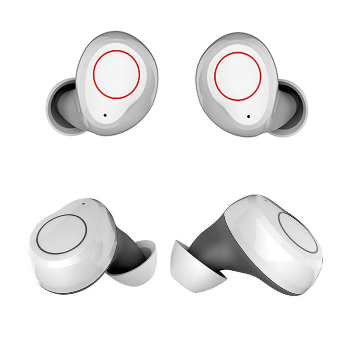 5.0 verdadero en los auriculares inalámbricos de los auriculares de botón TWS de Bluetooth con la caja de carga