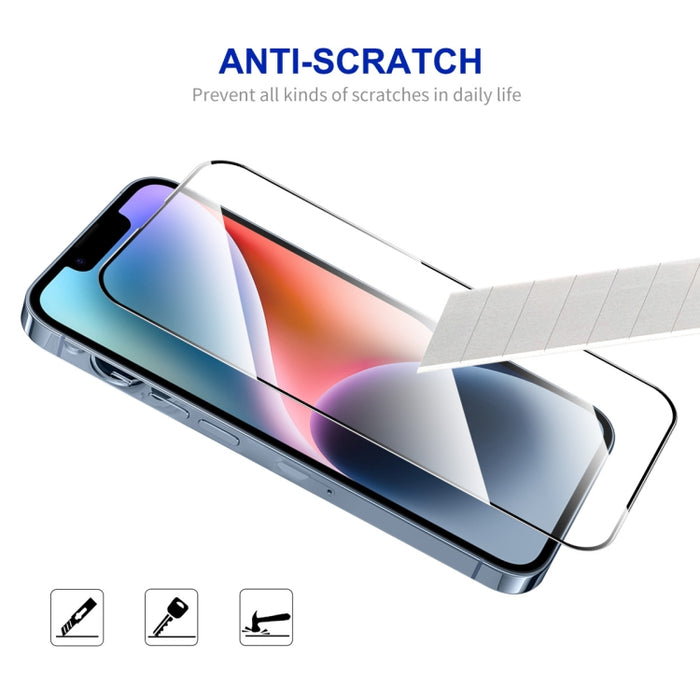 ENKAY Película de vidrio completa de silicio con alto contenido de alúmina de fácil instalación, For iPhone 17 Pro Max, For iPhone 17 Pro, For iPhone 17, For iPhone Air, For iPhone 16 Pro Max, For iPhone 16 Pro, For iPhone 16 Plus, For iPhone 16       ...