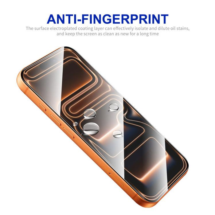 ENKAY Película de vidrio completa de silicio con alto contenido de alúmina de fácil instalación, For iPhone 17 Pro Max, For iPhone 17 Pro, For iPhone 17, For iPhone Air, For iPhone 16 Pro Max, For iPhone 16 Pro, For iPhone 16 Plus, For iPhone 16       ...