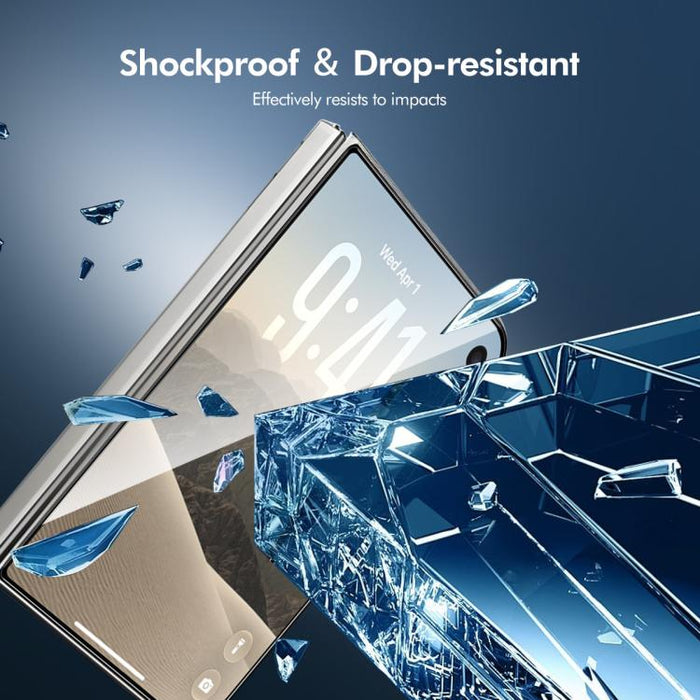 ENKAY Película de vidrio completa de silicio con alto contenido de alúmina de fácil instalación, For iPhone 17 Pro Max, For iPhone 17 Pro, For iPhone 17, For iPhone Air, For iPhone 16 Pro Max, For iPhone 16 Pro, For iPhone 16 Plus, For iPhone 16       ...