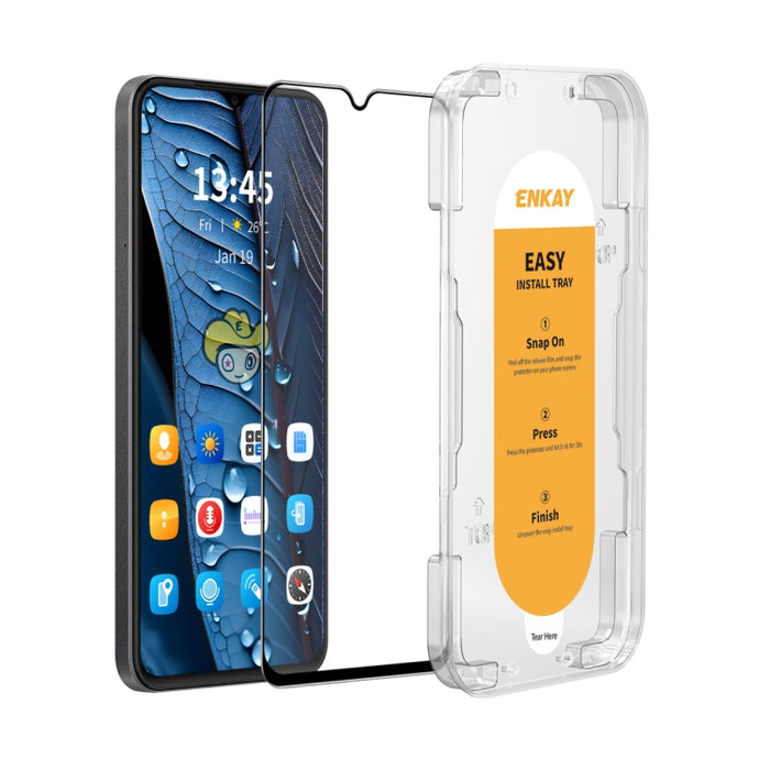 ENKAY Película de vidrio completa de silicio con alto contenido de alúmina de fácil instalación, For Redmi 15a 5G, For Redmi Note 15 Pro 5G Global 163.6mm, For Xiaomi 15T Pro, For Xiaomi 15T, For Redmi 13X, For Redmi A5 4G 171.7mm, For Redmi Note 14S 4...