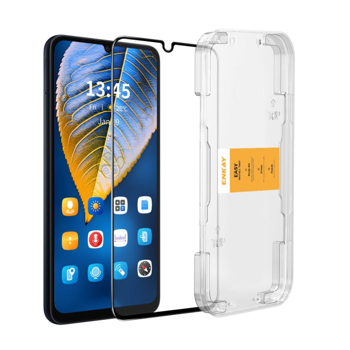 ENKAY Película de vidrio completa de silicio con alto contenido de alúmina de fácil instalación, For Redmi 15a 5G, For Redmi Note 15 Pro 5G Global 163.6mm, For Xiaomi 15T Pro, For Xiaomi 15T, For Redmi 13X, For Redmi A5 4G 171.7mm, For Redmi Note 14S 4...