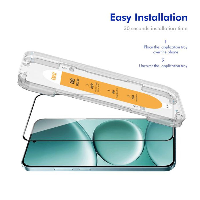 ENKAY Película de vidrio completa de silicio con alto contenido de alúmina de fácil instalación, For Redmi 15a 5G, For Redmi Note 15 Pro 5G Global 163.6mm, For Xiaomi 15T Pro, For Xiaomi 15T, For Redmi 13X, For Redmi A5 4G 171.7mm, For Redmi Note 14S 4...