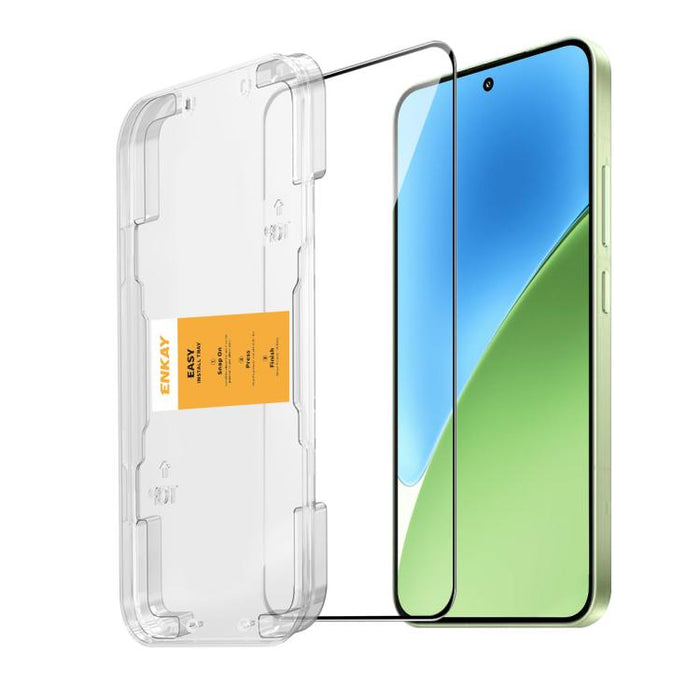 ENKAY Película de vidrio completa de silicio con alto contenido de alúmina de fácil instalación, For Redmi 15a 5G, For Redmi Note 15 Pro 5G Global 163.6mm, For Xiaomi 15T Pro, For Xiaomi 15T, For Redmi 13X, For Redmi A5 4G 171.7mm, For Redmi Note 14S 4...