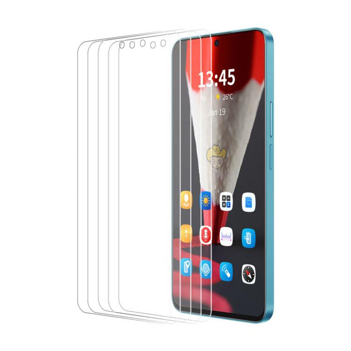 5 piezas ENKAY 9H Big Arc Edge película de vidrio templado de alto aluminio y silicio, For Redmi Note 15 Pro 5G Global 163.6mm, For Redmi 15 5G Global / 4G SEA 169.5mm, For Redmi 15 4G / 5G EU 171mm, For Redmi 15C Global 171mm / Poco C85               ...