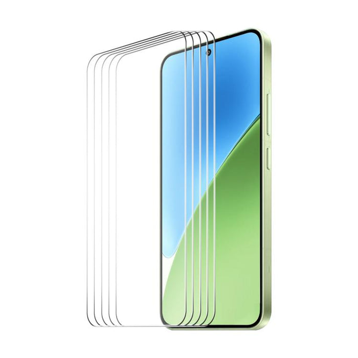 5 piezas ENKAY 9H Big Arc Edge película de vidrio templado de alto aluminio y silicio, For Redmi Note 15 Pro 5G Global 163.6mm, For Redmi 15 5G Global / 4G SEA 169.5mm, For Redmi 15 4G / 5G EU 171mm, For Redmi 15C Global 171mm / Poco C85               ...