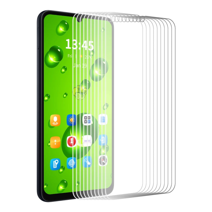 10 piezas ENKAY 9H Big Arc Edge película de vidrio templado de alto aluminio y silicio, For Redmi Note 15 Pro 5G Global 163.6mm, For Redmi 15 5G Global / 4G SEA 169.5mm, For Redmi 15 4G / 5G EU 171mm, For Redmi 15C Global 171.5mm / Poco C85            ...