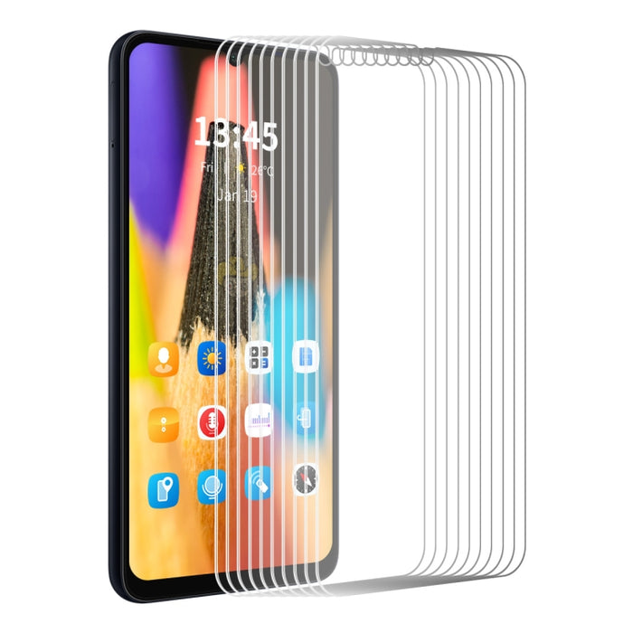 10 piezas ENKAY 9H Big Arc Edge película de vidrio templado de alto aluminio y silicio, For Redmi Note 15 Pro 5G Global 163.6mm, For Redmi 15 5G Global / 4G SEA 169.5mm, For Redmi 15 4G / 5G EU 171mm, For Redmi 15C Global 171.5mm / Poco C85            ...