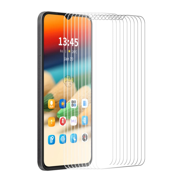 10 piezas ENKAY 9H Big Arc Edge película de vidrio templado de alto aluminio y silicio, For Redmi Note 15 Pro 5G Global 163.6mm, For Redmi 15 5G Global / 4G SEA 169.5mm, For Redmi 15 4G / 5G EU 171mm, For Redmi 15C Global 171.5mm / Poco C85            ...