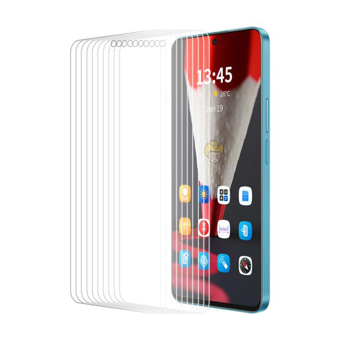 10 piezas ENKAY 9H Big Arc Edge película de vidrio templado de alto aluminio y silicio, For Redmi Note 15 Pro 5G Global 163.6mm, For Redmi 15 5G Global / 4G SEA 169.5mm, For Redmi 15 4G / 5G EU 171mm, For Redmi 15C Global 171.5mm / Poco C85            ...