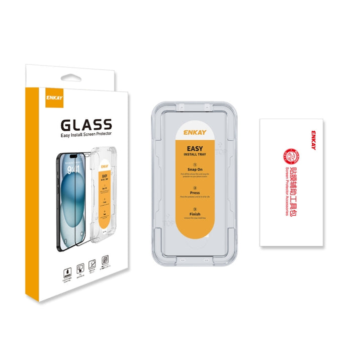 ENKAY Fácil instalación Película de vidrio templado con pegamento lateral de cobertura total y doblado en caliente, For Redmi Note 15 Pro+ 5G Global 163.3mm, For Redmi Note 15 5G Global 164mm, For Redmi Note 13 Pro+, For Xiaomi Civi 3, For Xiaomi Civi ...