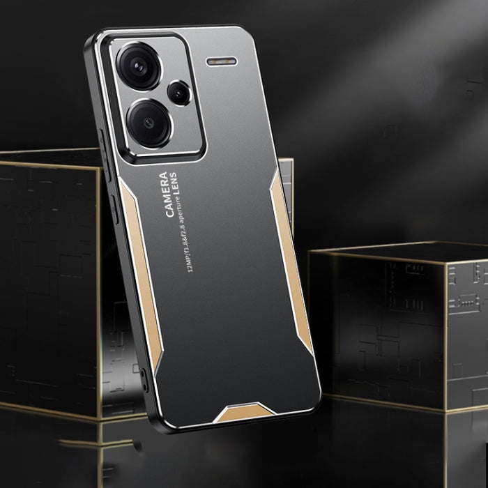 Caja híbrida del teléfono del metal de TPU de la serie Blade, For Xiaomi Redmi Note 13 Pro+, For Xiaomi Redmi K60 Ultra, For Xiaomi Redmi K70 Pro, For Xiaomi Redmi Note 12R, For Xiaomi Redmi K70, For Xiaomi Redmi Note 12T Pro, For Redmi Note 12 4G Glob...