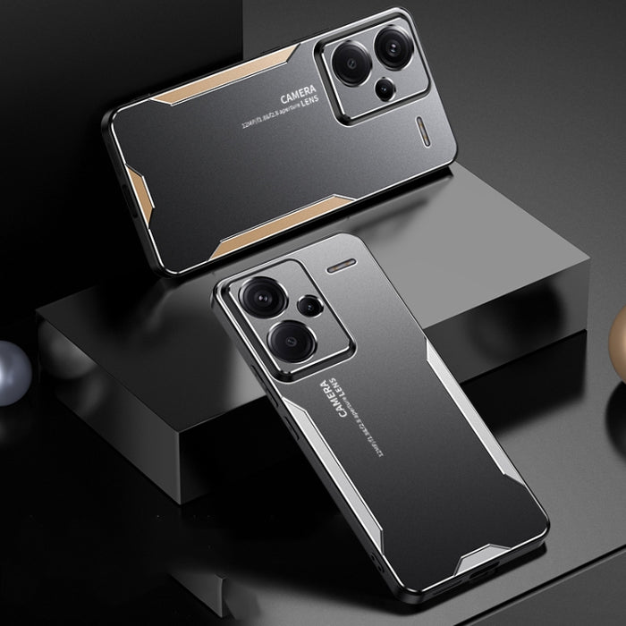 Caja híbrida del teléfono del metal de TPU de la serie Blade, For Xiaomi Redmi Note 13 Pro+, For Xiaomi Redmi K60 Ultra, For Xiaomi Redmi K70 Pro, For Xiaomi Redmi Note 12R, For Xiaomi Redmi K70, For Xiaomi Redmi Note 12T Pro, For Redmi Note 12 4G Glob...