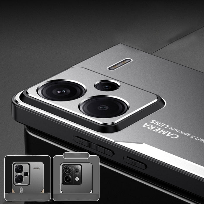 Caja híbrida del teléfono del metal de TPU de la serie Blade, For Xiaomi Redmi Note 13 Pro+, For Xiaomi Redmi K60 Ultra, For Xiaomi Redmi K70 Pro, For Xiaomi Redmi Note 12R, For Xiaomi Redmi K70, For Xiaomi Redmi Note 12T Pro, For Redmi Note 12 4G Glob...