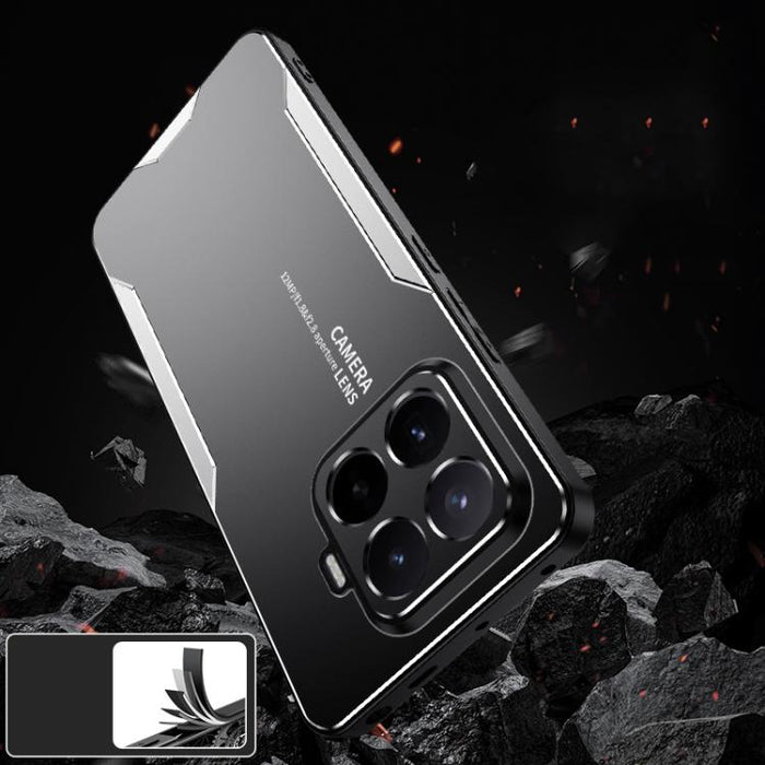 Caja híbrida del teléfono del metal de TPU de la serie Blade, For Xiaomi 17T Pro 5G, For Xiaomi 17T 5G, For Xiaomi Civi 5 Pro, For Xiaomi 15 Ultra, For Redmi Note 14 Pro 4G Global, For Xiaomi 15 Pro, For Xiaomi 15, For Xiaomi Redmi Note 14 5G          ...
