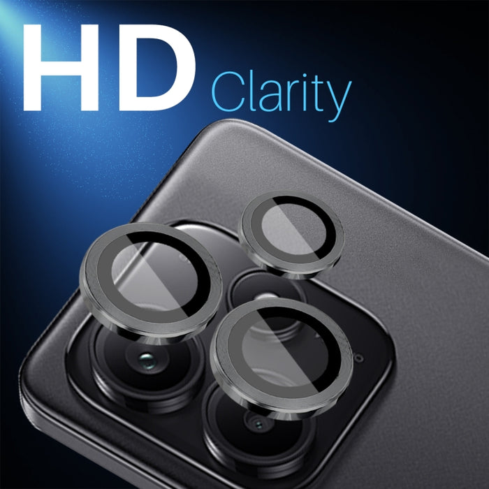 Lente de cámara NORTHJO Película de vidrio templado con anillo de metal con vena CD, For Xiaomi Redmi Note 14 5G, For Xiaomi Redmi Note 13 Pro 4G, For Xiaomi Redmi Note 13 4G, For Xiaomi Redmi Note 13 5G, For Xiaomi Redmi Note 13 Pro+ 5G               ...