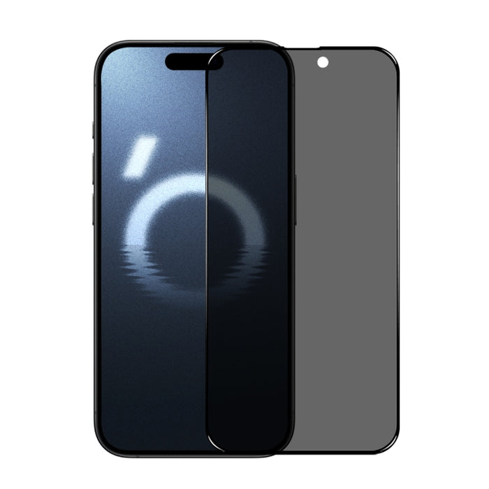 NORTHJO A++ Película de vidrio templado con impresión de seda con pegamento completo de privacidad de 28 grados, For iPhone 17 Pro Max, For iPhone 17 Pro, For iPhone 17, For iPhone Air, For iPhone 16e, For iPhone 16 Pro Max, For iPhone 16 Pro          ...