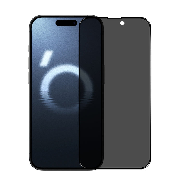 NORTHJO A++ Película de vidrio templado con impresión de seda con pegamento completo de privacidad de 28 grados, For iPhone 17 Pro Max, For iPhone 17 Pro, For iPhone 17, For iPhone Air, For iPhone 16e, For iPhone 16 Pro Max, For iPhone 16 Pro          ...