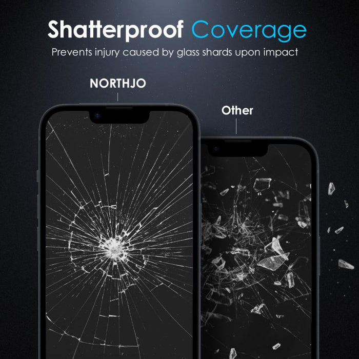 NORTHJO A++ Película de vidrio templado con impresión de seda con pegamento completo de privacidad de 28 grados, For iPhone 17 Pro Max, For iPhone 17 Pro, For iPhone 17, For iPhone Air, For iPhone 16e, For iPhone 16 Pro Max, For iPhone 16 Pro          ...