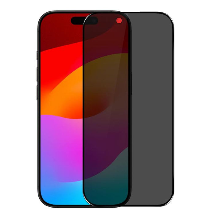 NORTHJO A++ Película de vidrio templado con impresión de seda con pegamento completo de privacidad de 28 grados, For iPhone 17 Pro Max, For iPhone 17 Pro, For iPhone 17, For iPhone Air, For iPhone 16e, For iPhone 16 Pro Max, For iPhone 16 Pro          ...