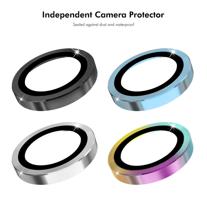 ENKAY Hat-Prince 9H Lente de cámara trasera Película de vidrio templado de aleación de aluminio, For Xiaomi Poco X5 Pro
