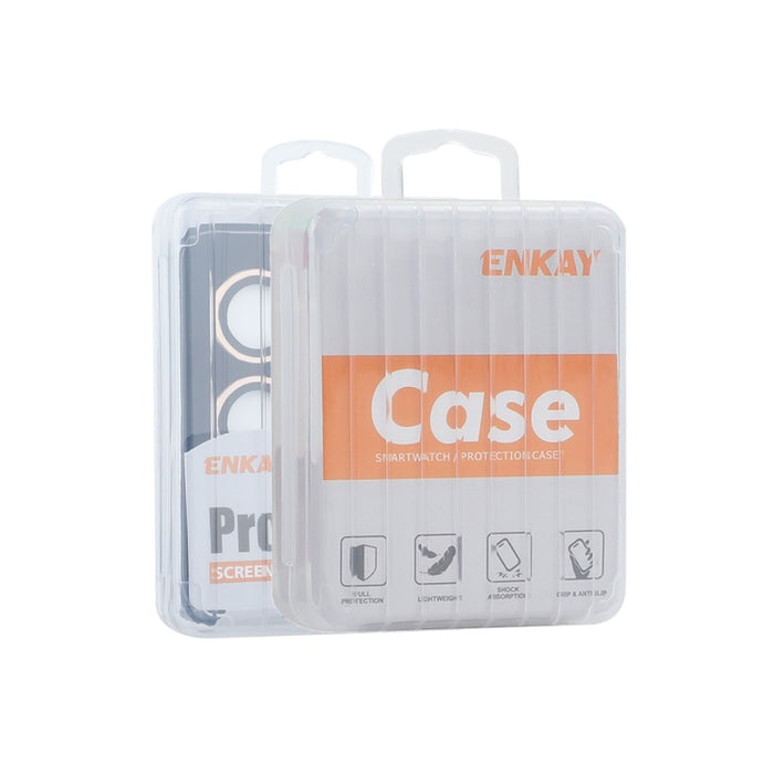 ENKAY Hat-Prince 9H Lente de cámara trasera Película de vidrio templado de aleación de aluminio, For Xiaomi Poco X5 Pro