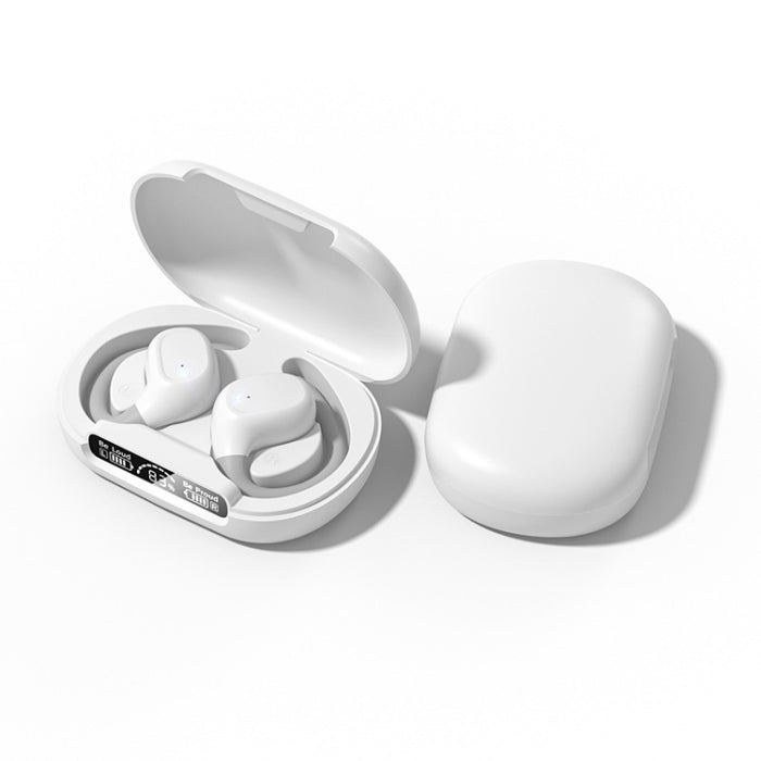 Auriculares inalámbricos S200 Auriculares Bluetooth 5.3 Auriculares deportivos con micrófono Gancho para la oreja Auriculares intrauditivos impermeables Auriculares con pantalla LED