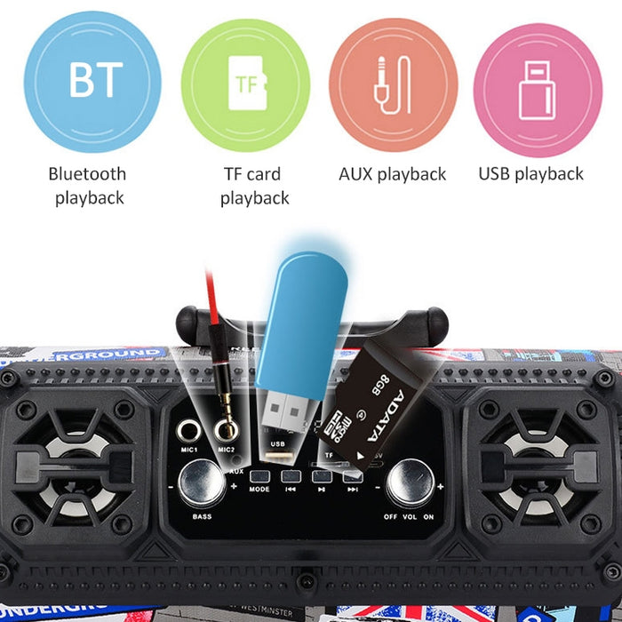 Altavoz Bluetooth portátil portátil para exteriores M17