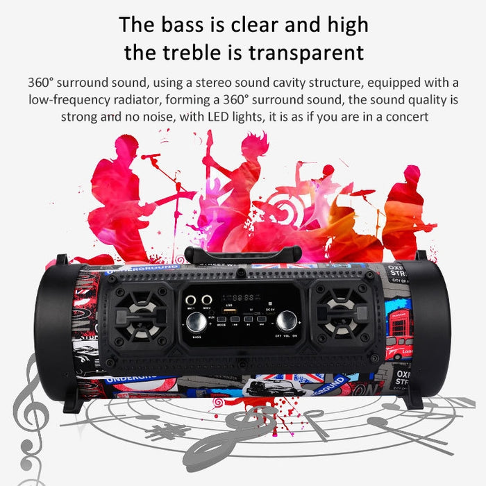 Altavoz Bluetooth portátil portátil para exteriores M17