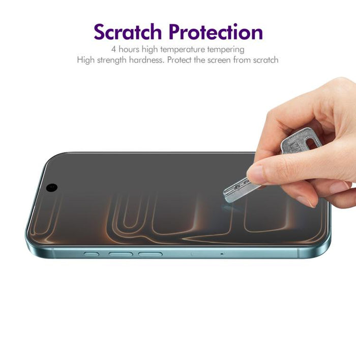 Película de vidrio templado ENKAY Hat-Prince de 28 grados para privacidad y antiespionaje, 5 unidades, For iPhone 17 Pro Max, For iPhone 17 Pro, For iPhone 17, For iPhone Air, For iPhone 16 Pro Max, For iPhone 16 Pro, For iPhone 16 Plus, For iPhone 16 ...