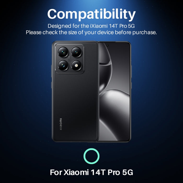 Protector de lente de cámara NORTHJO con anillo de metal y película de vidrio templado, For Xiaomi 14T Pro 5G, For Xiaomi 14T 5G
