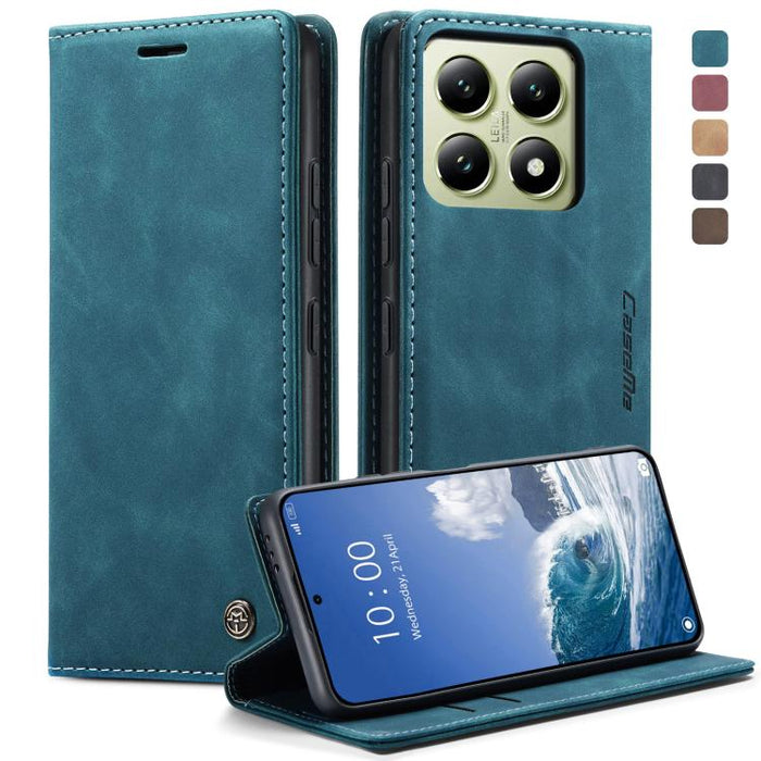 Funda de cuero para teléfono con tapa horizontal multifuncional CaseMe 013, For Xiaomi 17T 5G, For Xiaomi 17 Ultra, For Redmi Note 15 Pro 4G Global 163.2mm, For Redmi Note 15 Pro 5G Global 163.6mm, For Xiaomi 17, For Xiaomi 15T Pro, For Xiaomi 15T     ...