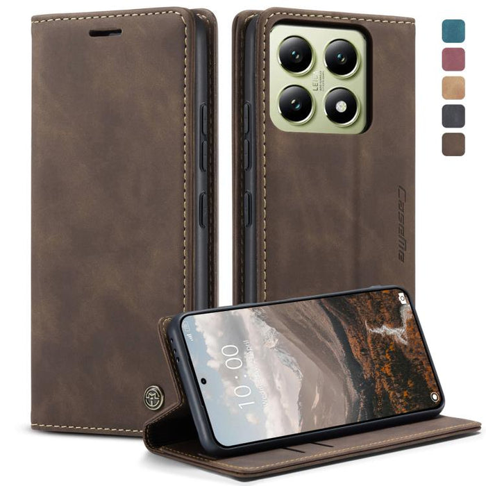 Funda de cuero para teléfono con tapa horizontal multifuncional CaseMe 013, For Xiaomi 17T 5G, For Xiaomi 17 Ultra, For Redmi Note 15 Pro 4G Global 163.2mm, For Redmi Note 15 Pro 5G Global 163.6mm, For Xiaomi 17, For Xiaomi 15T Pro, For Xiaomi 15T     ...