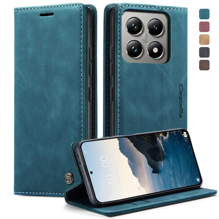 Funda de cuero para teléfono con tapa horizontal multifuncional CaseMe 013, For Xiaomi 17T 5G, For Xiaomi 17 Ultra, For Redmi Note 15 Pro 4G Global 163.2mm, For Redmi Note 15 Pro 5G Global 163.6mm, For Xiaomi 17, For Xiaomi 15T Pro, For Xiaomi 15T     ...