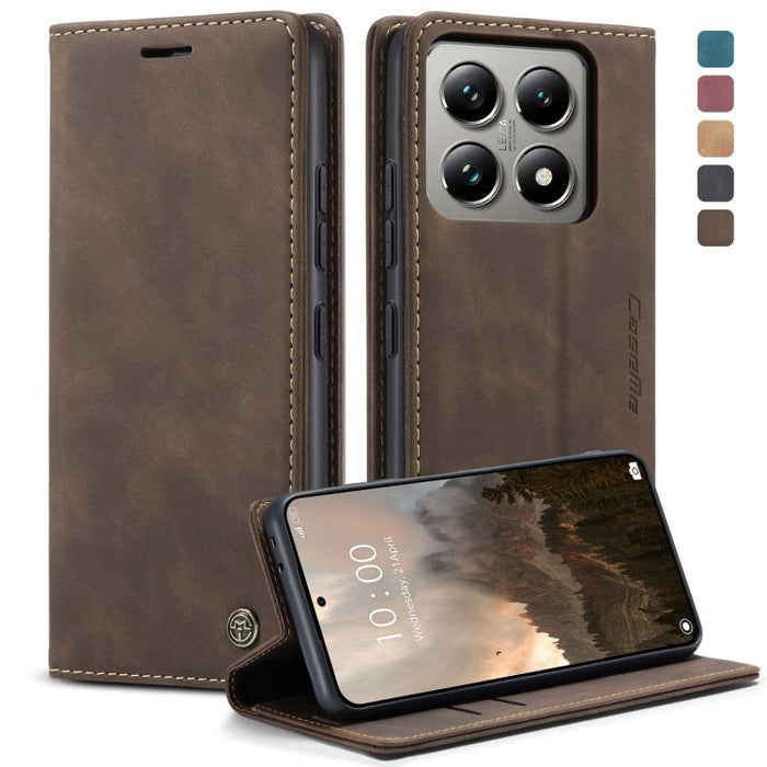 Funda de cuero para teléfono con tapa horizontal multifuncional CaseMe 013, For Xiaomi 17T 5G, For Xiaomi 17 Ultra, For Redmi Note 15 Pro 4G Global 163.2mm, For Redmi Note 15 Pro 5G Global 163.6mm, For Xiaomi 17, For Xiaomi 15T Pro, For Xiaomi 15T     ...