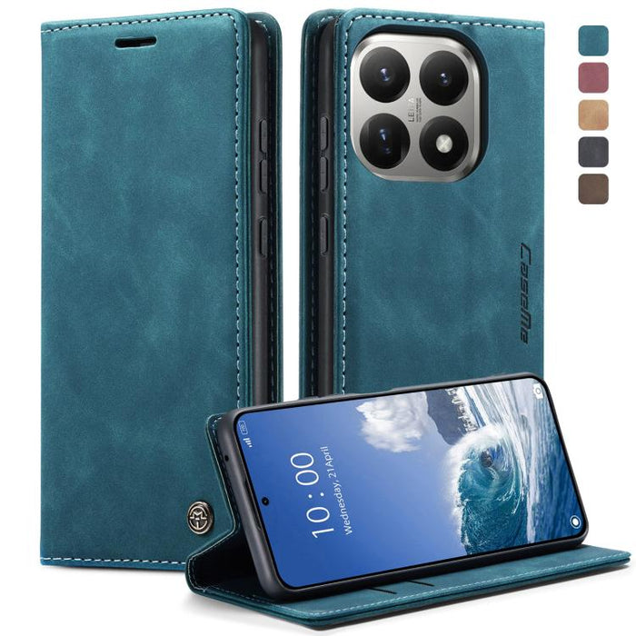 Funda de cuero para teléfono con tapa horizontal multifuncional CaseMe 013, For Xiaomi 17T 5G, For Xiaomi 17 Ultra, For Redmi Note 15 Pro 4G Global 163.2mm, For Redmi Note 15 Pro 5G Global 163.6mm, For Xiaomi 17, For Xiaomi 15T Pro, For Xiaomi 15T     ...