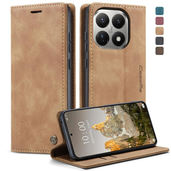 Funda de cuero para teléfono con tapa horizontal multifuncional CaseMe 013, For Xiaomi 17T 5G, For Xiaomi 17 Ultra, For Redmi Note 15 Pro 4G Global 163.2mm, For Redmi Note 15 Pro 5G Global 163.6mm, For Xiaomi 17, For Xiaomi 15T Pro, For Xiaomi 15T     ...