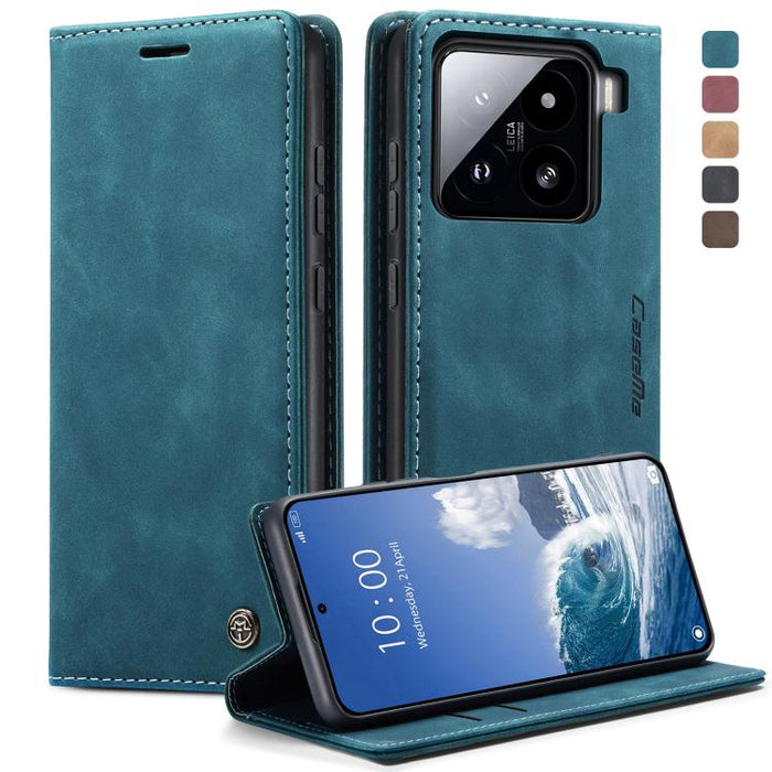 Funda de cuero para teléfono con tapa horizontal multifuncional CaseMe 013, For Xiaomi 17T 5G, For Xiaomi 17 Ultra, For Redmi Note 15 Pro 4G Global 163.2mm, For Redmi Note 15 Pro 5G Global 163.6mm, For Xiaomi 17, For Xiaomi 15T Pro, For Xiaomi 15T     ...
