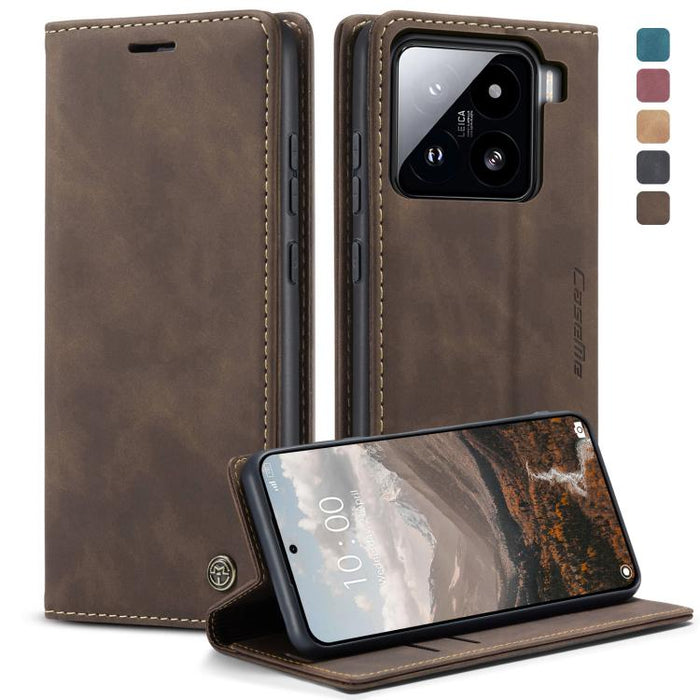 Funda de cuero para teléfono con tapa horizontal multifuncional CaseMe 013, For Xiaomi 17T 5G, For Xiaomi 17 Ultra, For Redmi Note 15 Pro 4G Global 163.2mm, For Redmi Note 15 Pro 5G Global 163.6mm, For Xiaomi 17, For Xiaomi 15T Pro, For Xiaomi 15T     ...