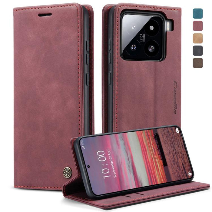 Funda de cuero para teléfono con tapa horizontal multifuncional CaseMe 013, For Xiaomi 17T 5G, For Xiaomi 17 Ultra, For Redmi Note 15 Pro 4G Global 163.2mm, For Redmi Note 15 Pro 5G Global 163.6mm, For Xiaomi 17, For Xiaomi 15T Pro, For Xiaomi 15T     ...