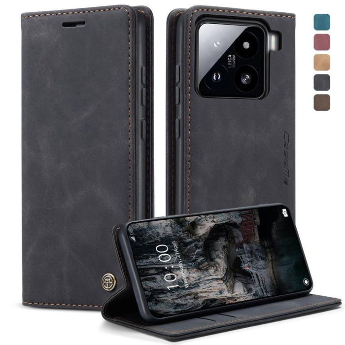 Funda de cuero para teléfono con tapa horizontal multifuncional CaseMe 013, For Xiaomi 17T 5G, For Xiaomi 17 Ultra, For Redmi Note 15 Pro 4G Global 163.2mm, For Redmi Note 15 Pro 5G Global 163.6mm, For Xiaomi 17, For Xiaomi 15T Pro, For Xiaomi 15T     ...